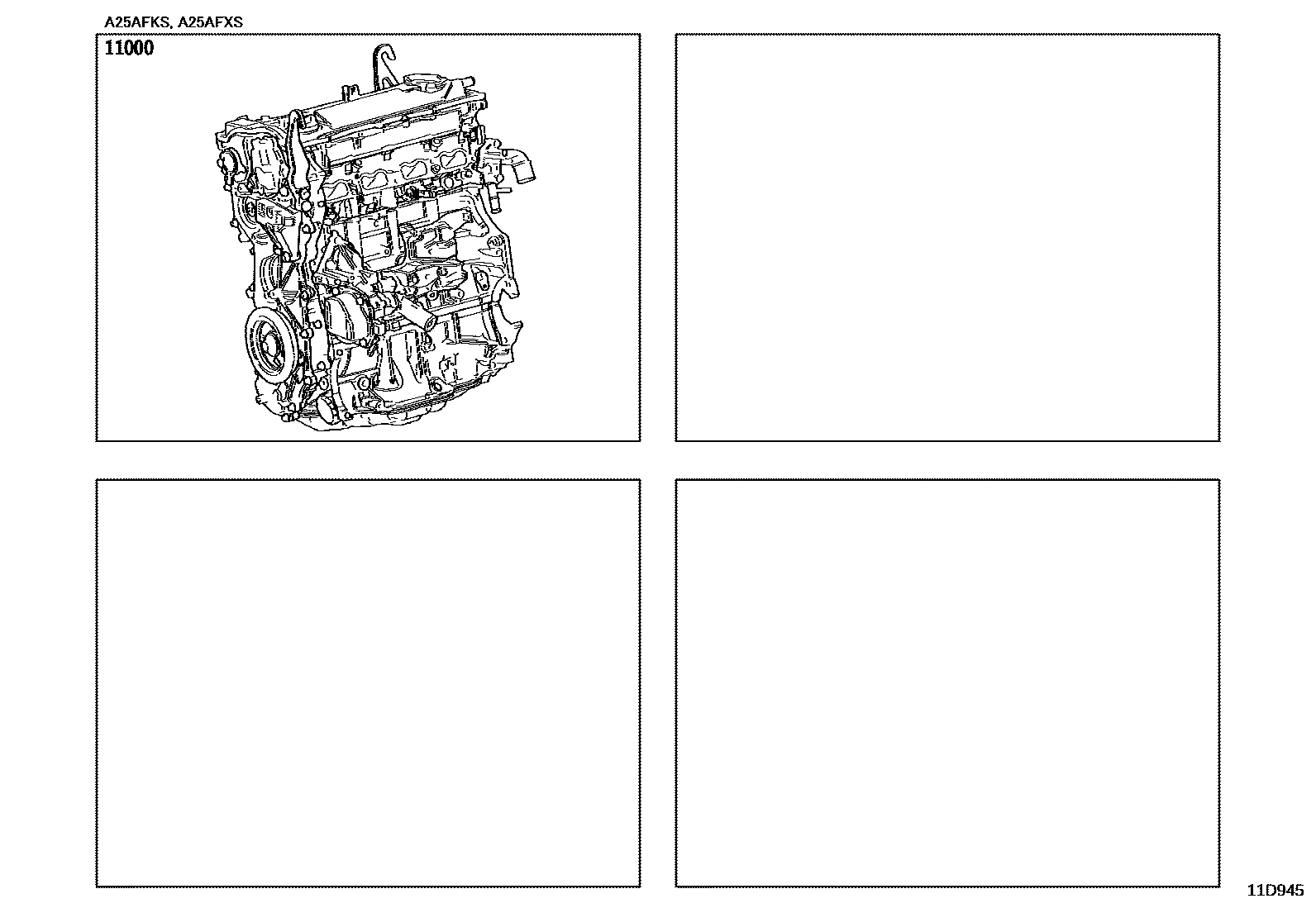 1101 — PARTIAL ENGINE ASSEMBLY