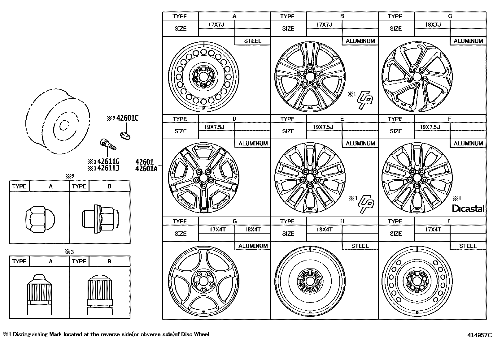 4103 — DISC WHEEL & WHEEL CAP