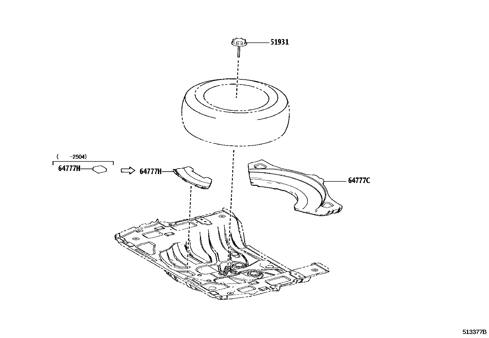 5153 — SPARE WHEEL CARRIER