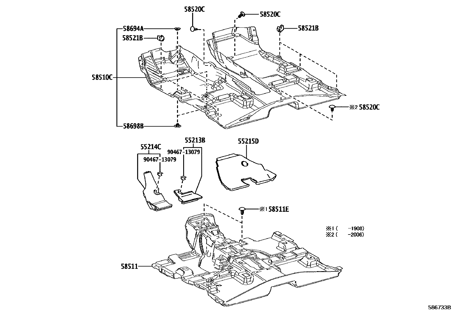 5854 — FLOOR MAT & SILENCER PAD