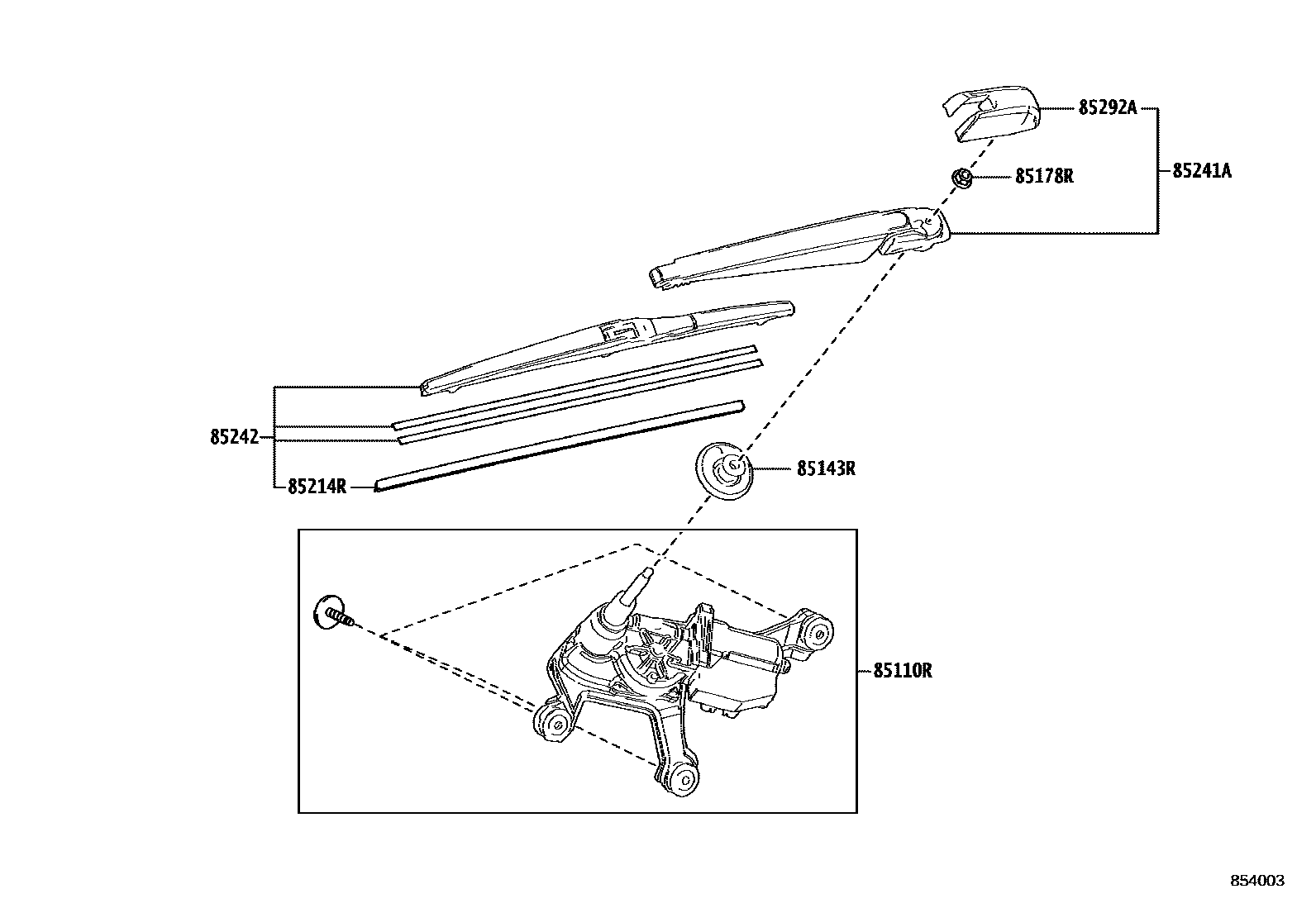 8502 — REAR WIPER