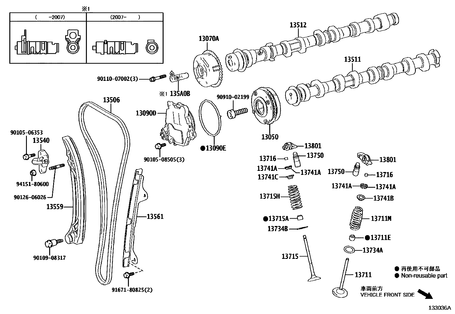 1302 — CAMSHAFT & VALVE