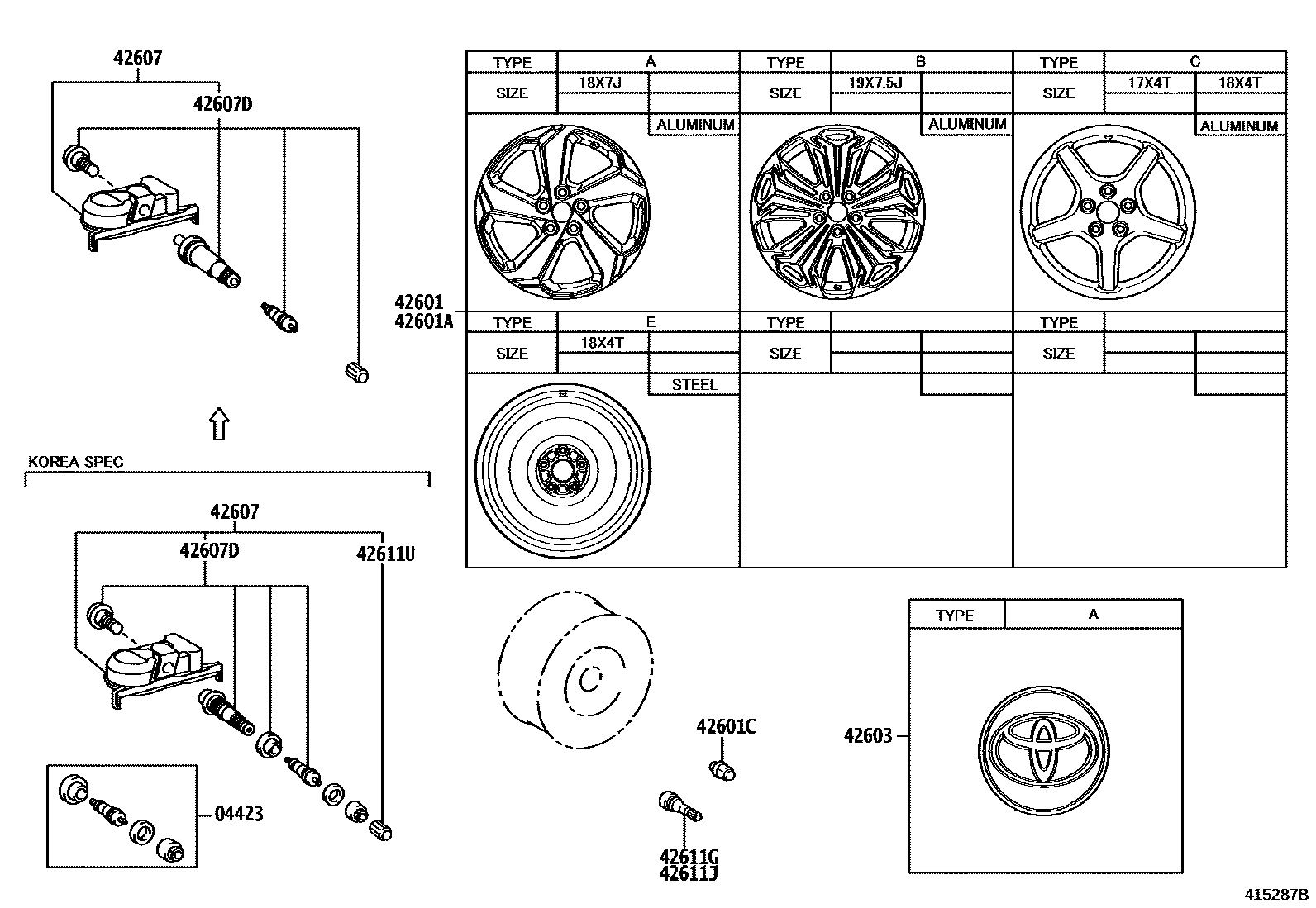 4103 — DISC WHEEL & WHEEL CAP