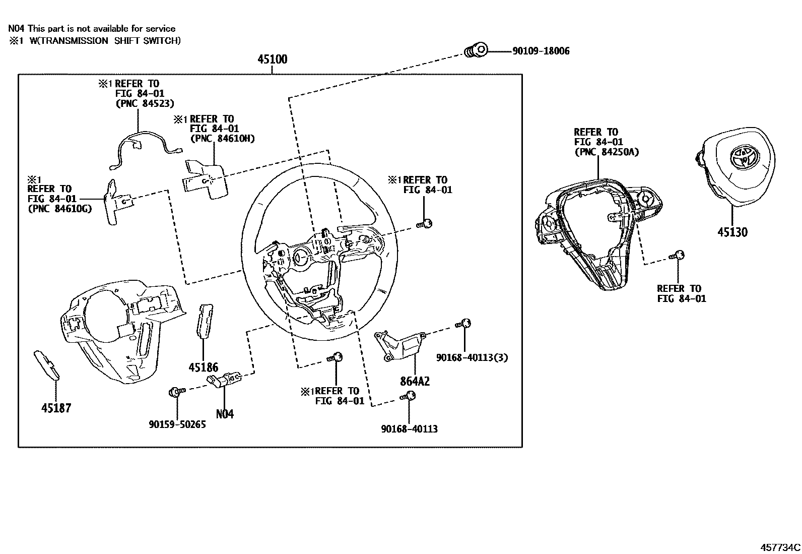 4504 — STEERING WHEEL