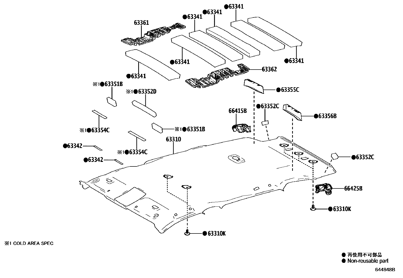 6452 — ROOF HEADLINING & SILENCER PAD