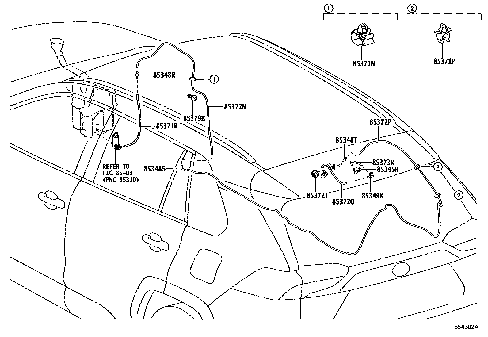 8504 — REAR WASHER