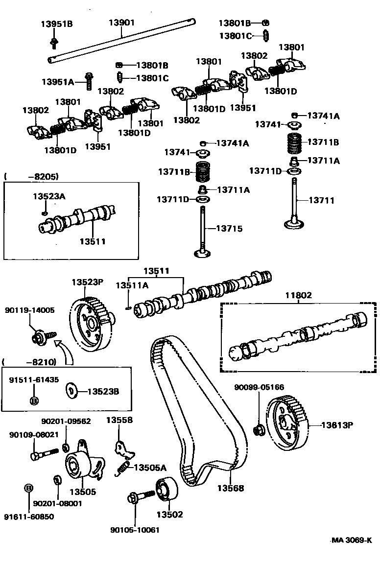 1302 — CAMSHAFT & VALVE