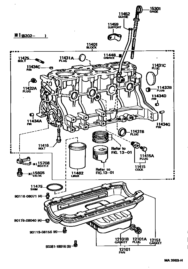 1105 — CYLINDER BLOCK