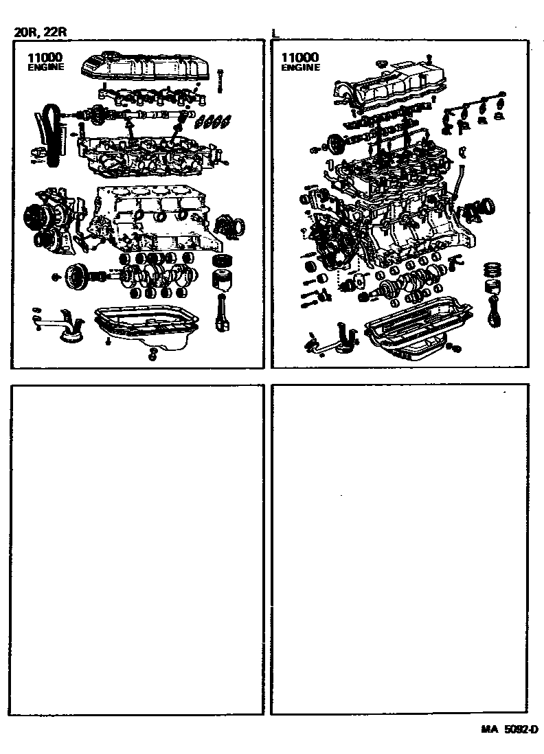 1101 — PARTIAL ENGINE ASSEMBLY