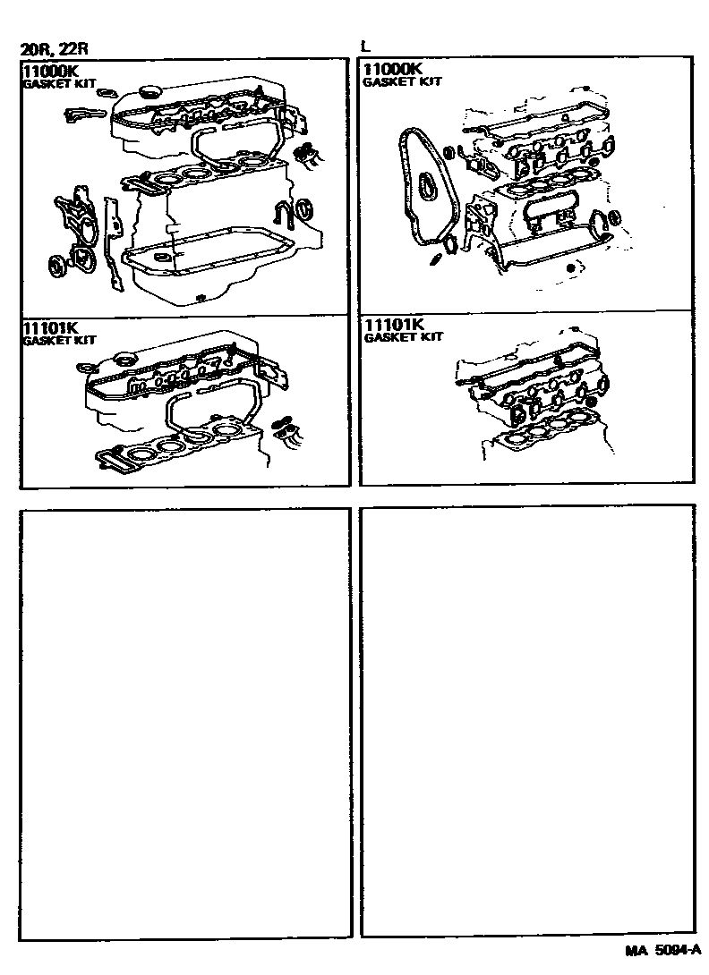 1103 — ENGINE OVERHAUL GASKET KIT