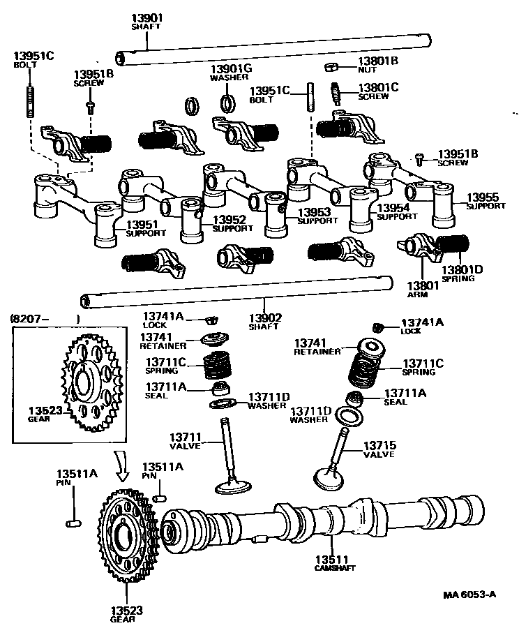 1302 — CAMSHAFT & VALVE