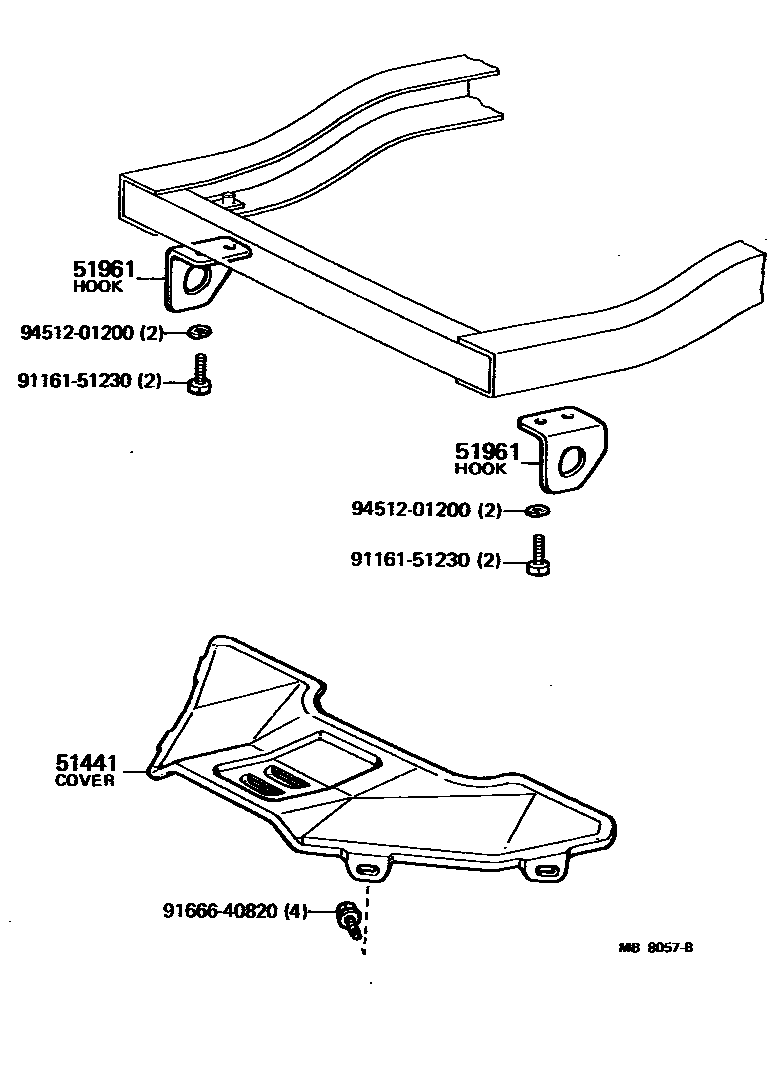 5152 — SUSPENSION CROSSMEMBER & UNDER COVER