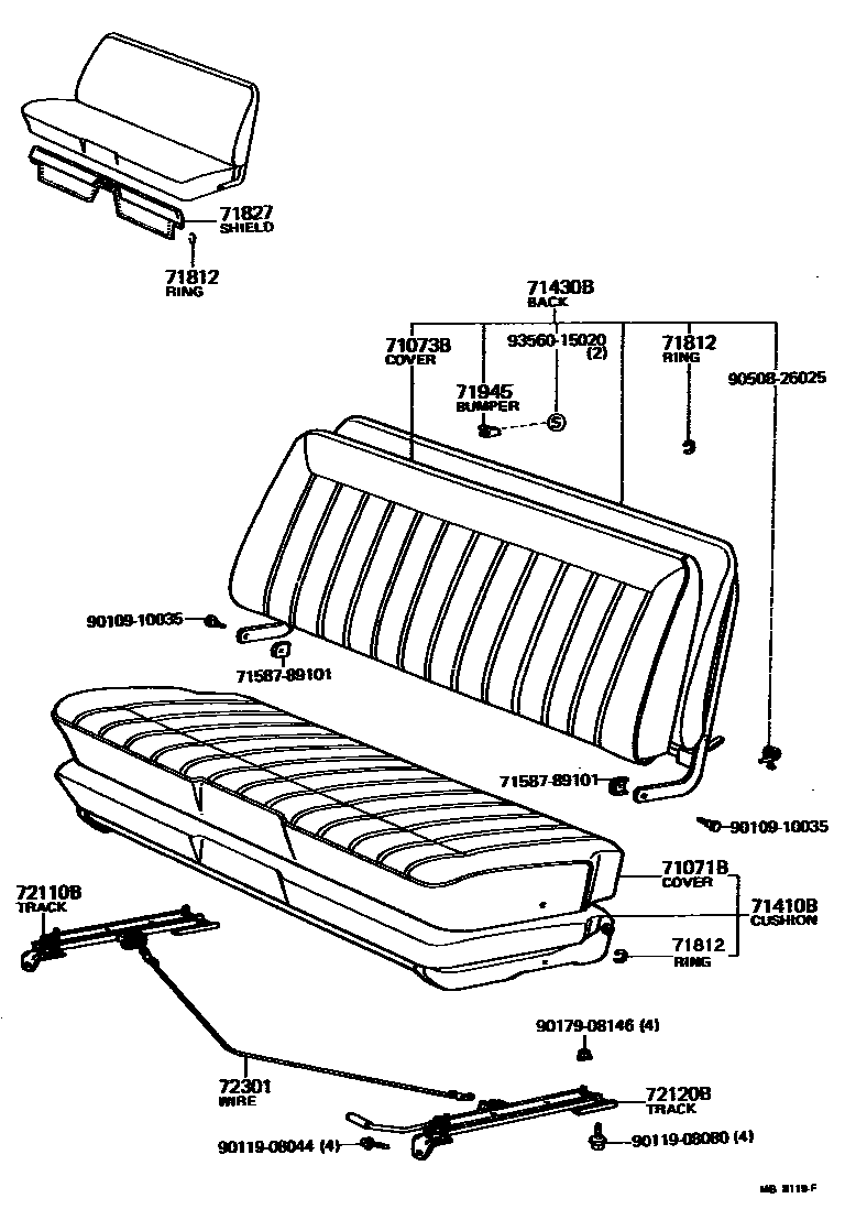 7151 — SEAT & SEAT TRACK