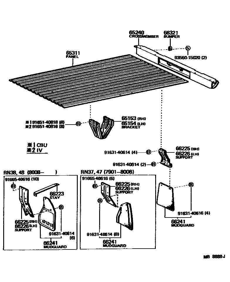 6552 — REAR BODY FLOOR & FENDER