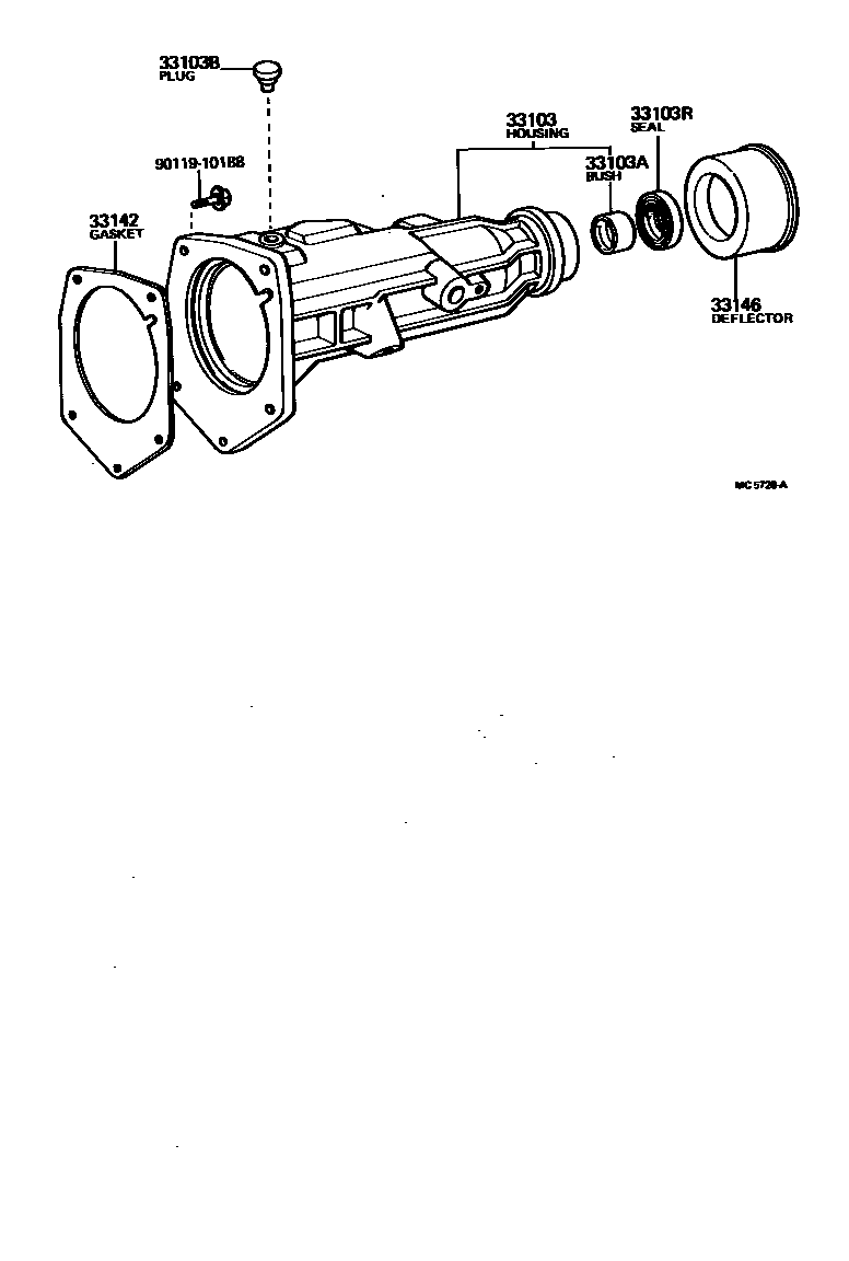 3303 — EXTENSION HOUSING (MTM)