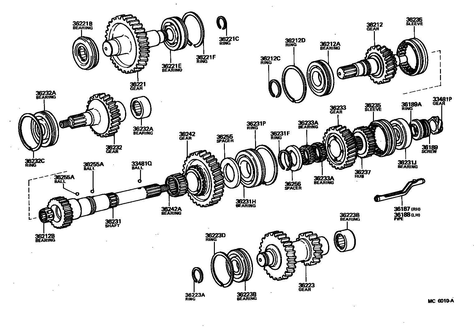 3610 — TRANSFER GEAR