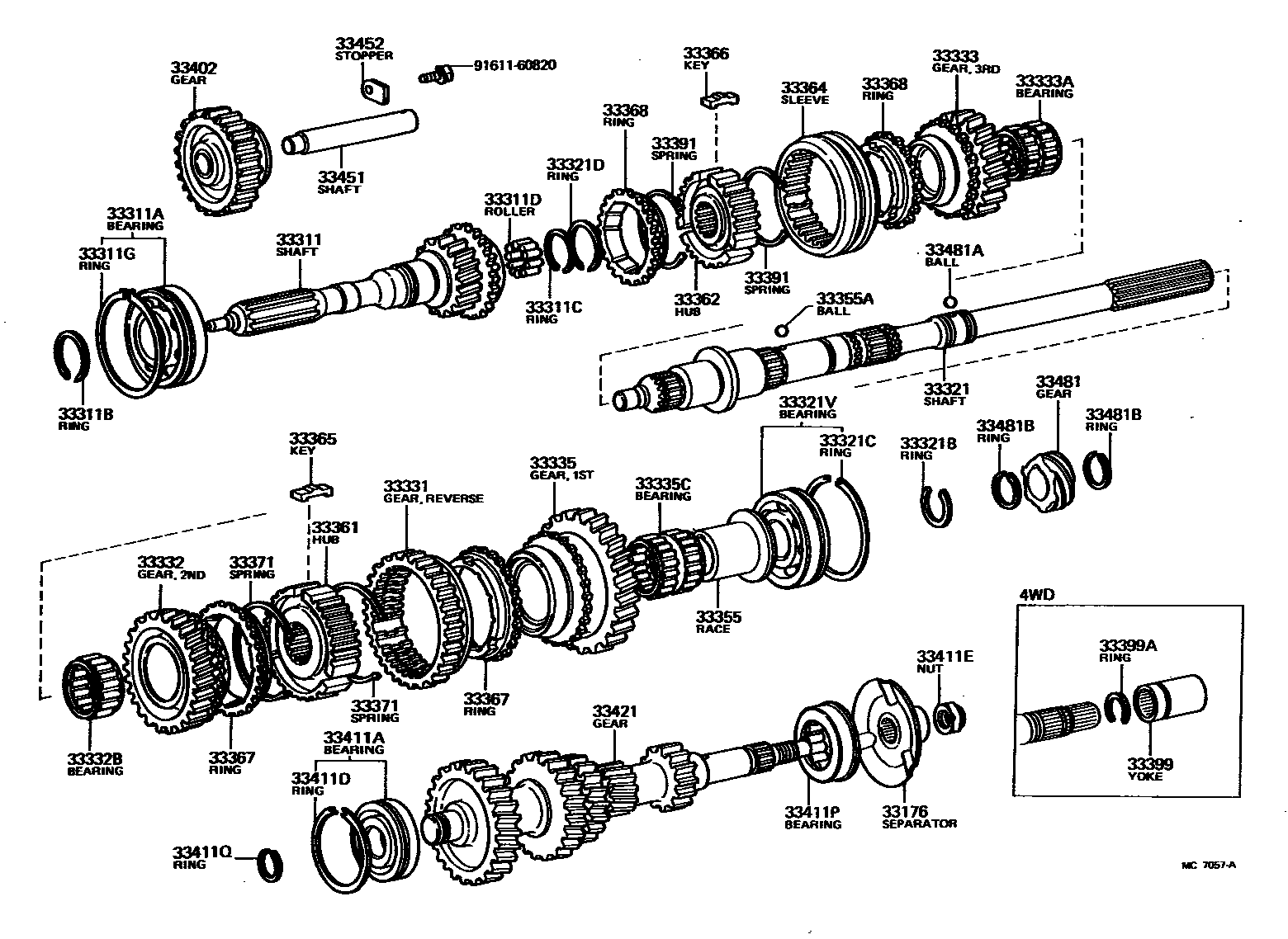 3305 — TRANSMISSION GEAR (MTM)