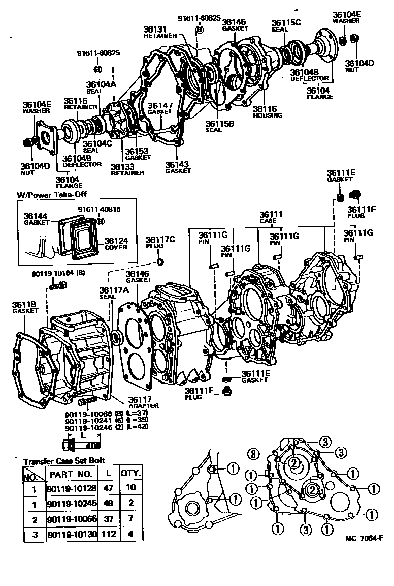 3609 — TRANSFER CASE & EXTENSION HOUSING