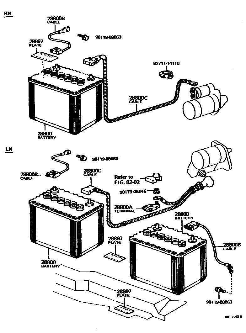 8201 — BATTERY & BATTERY CABLE