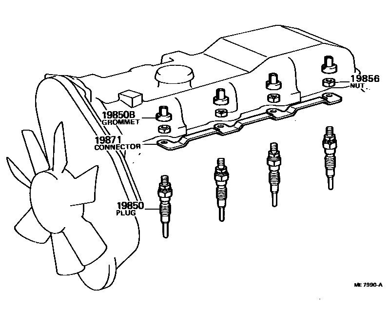 1901 — IGNITION COIL & SPARK PLUG / GLOW PLUG