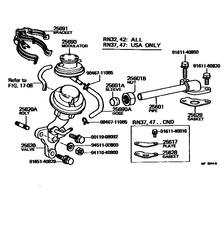 2501 — EXHAUST GAS RECIRCULATION SYSTEM