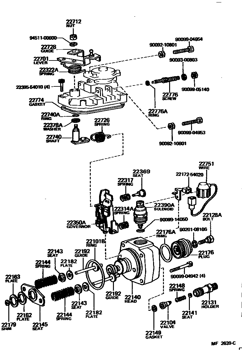 2203 — INJECTION PUMP BODY