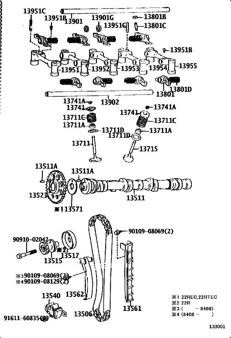 1302 — CAMSHAFT & VALVE