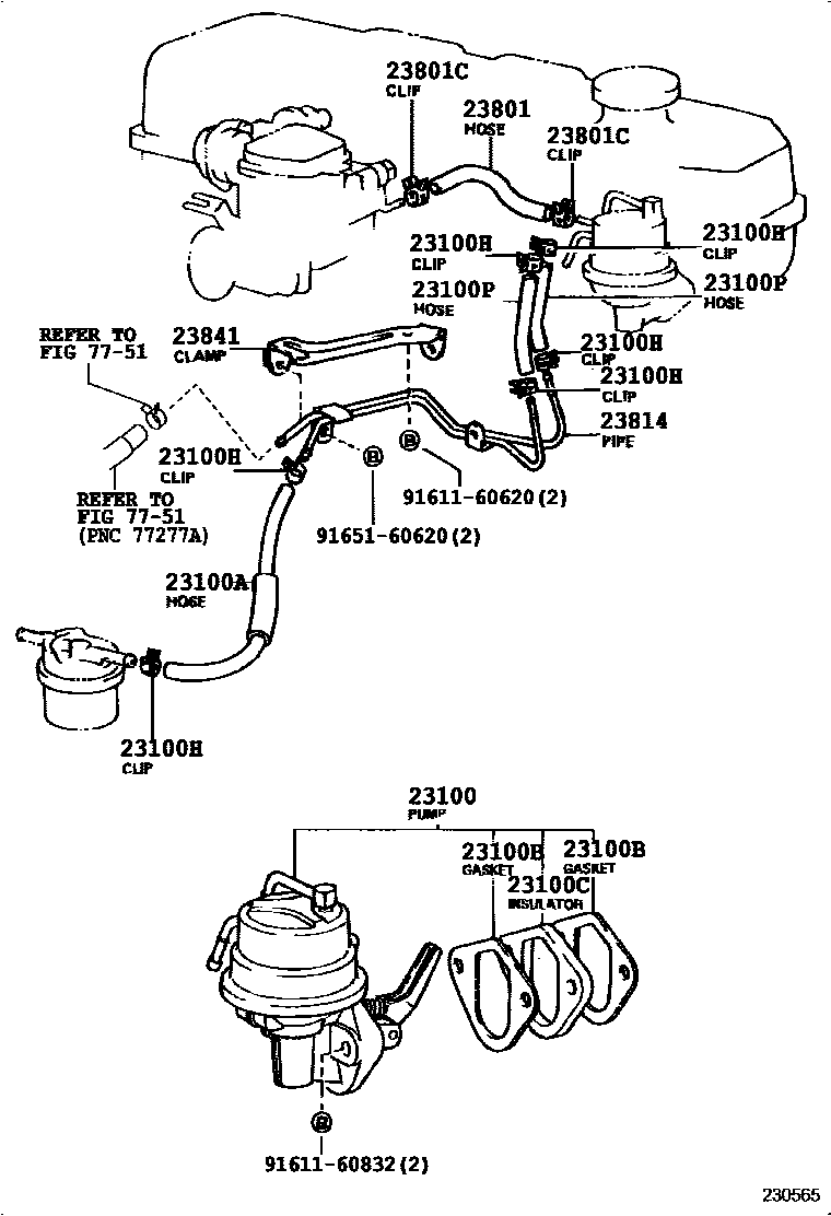 2301 — FUEL PUMP & PIPE