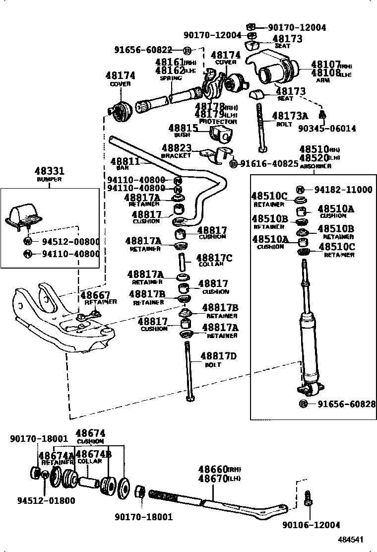 4803 — FRONT SPRING & SHOCK ABSORBER