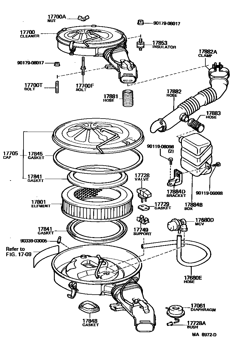 1703 — AIR CLEANER