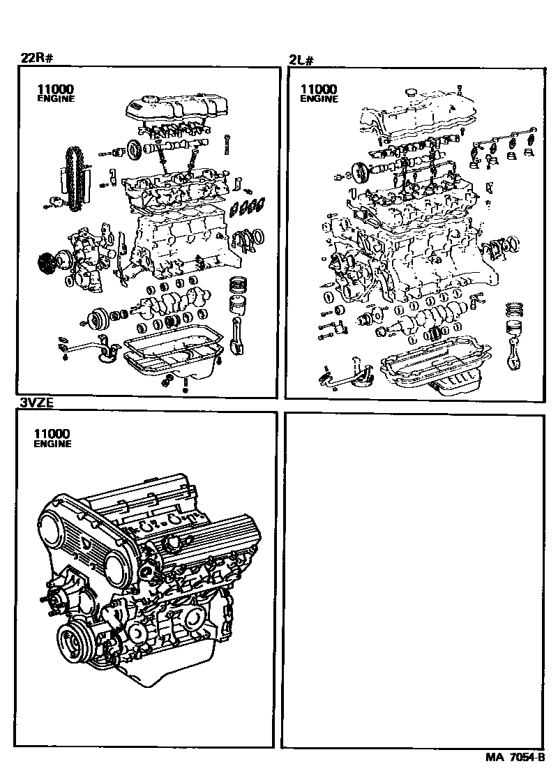 1101 — PARTIAL ENGINE ASSEMBLY