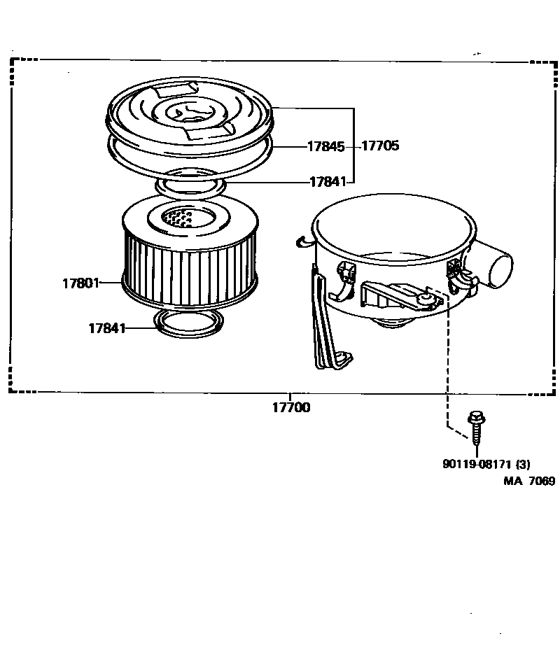 1703 — AIR CLEANER