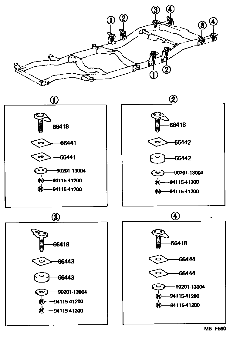6558 — REAR BODY MOUNTING