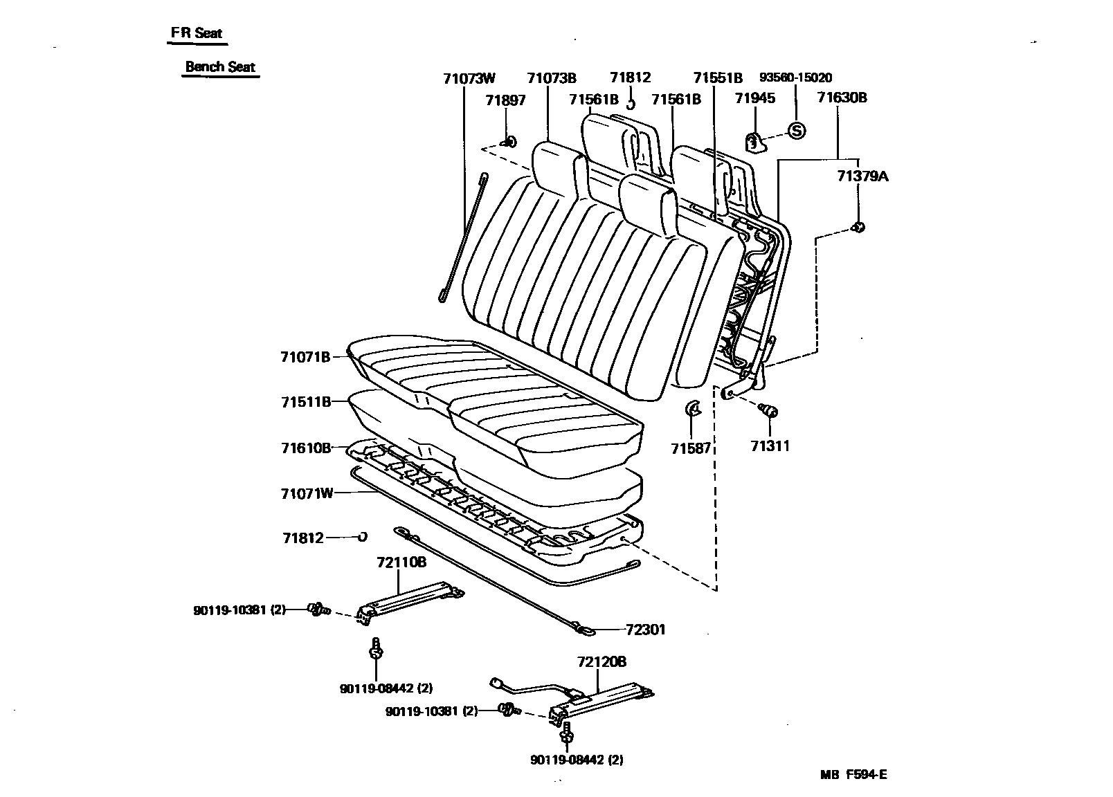 7151 — SEAT & SEAT TRACK