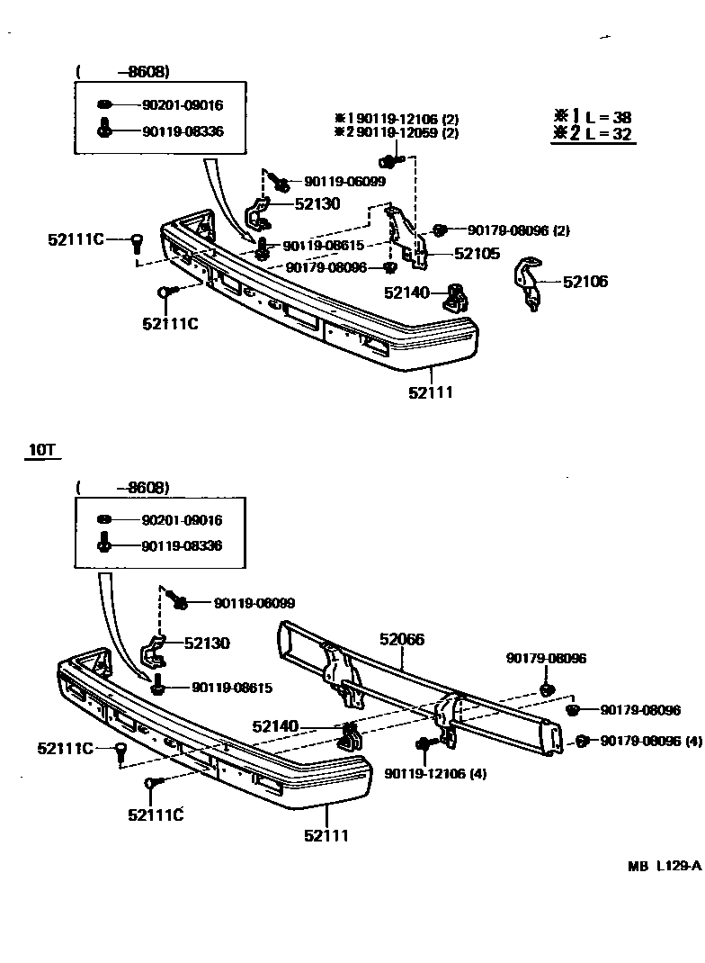5252 — FRONT BUMPER & BUMPER STAY