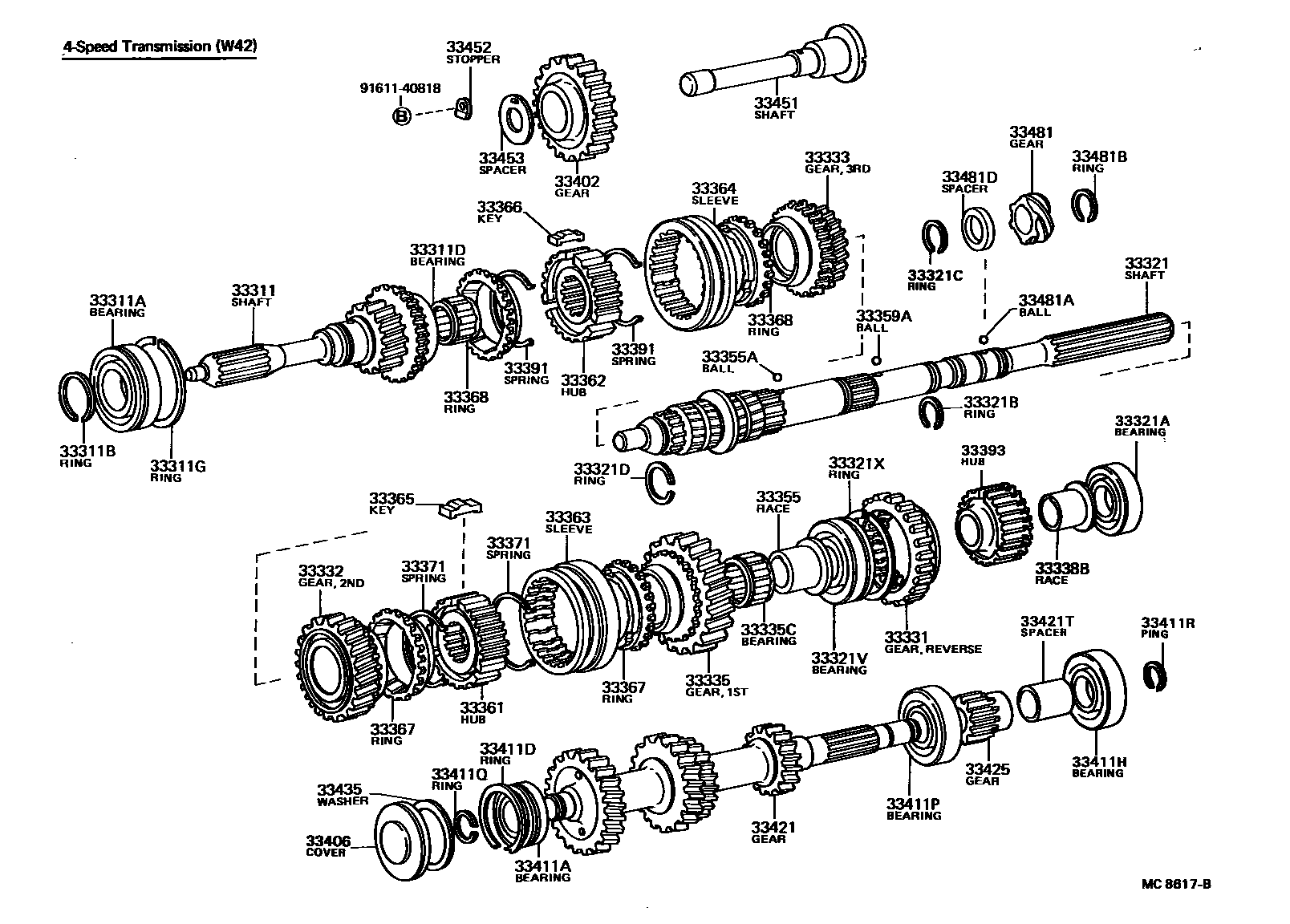 3305 — TRANSMISSION GEAR (MTM)