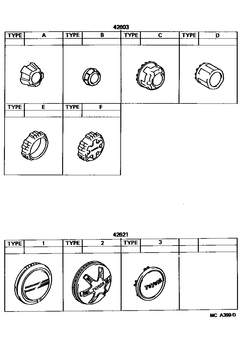 4103 — DISC WHEEL & WHEEL CAP
