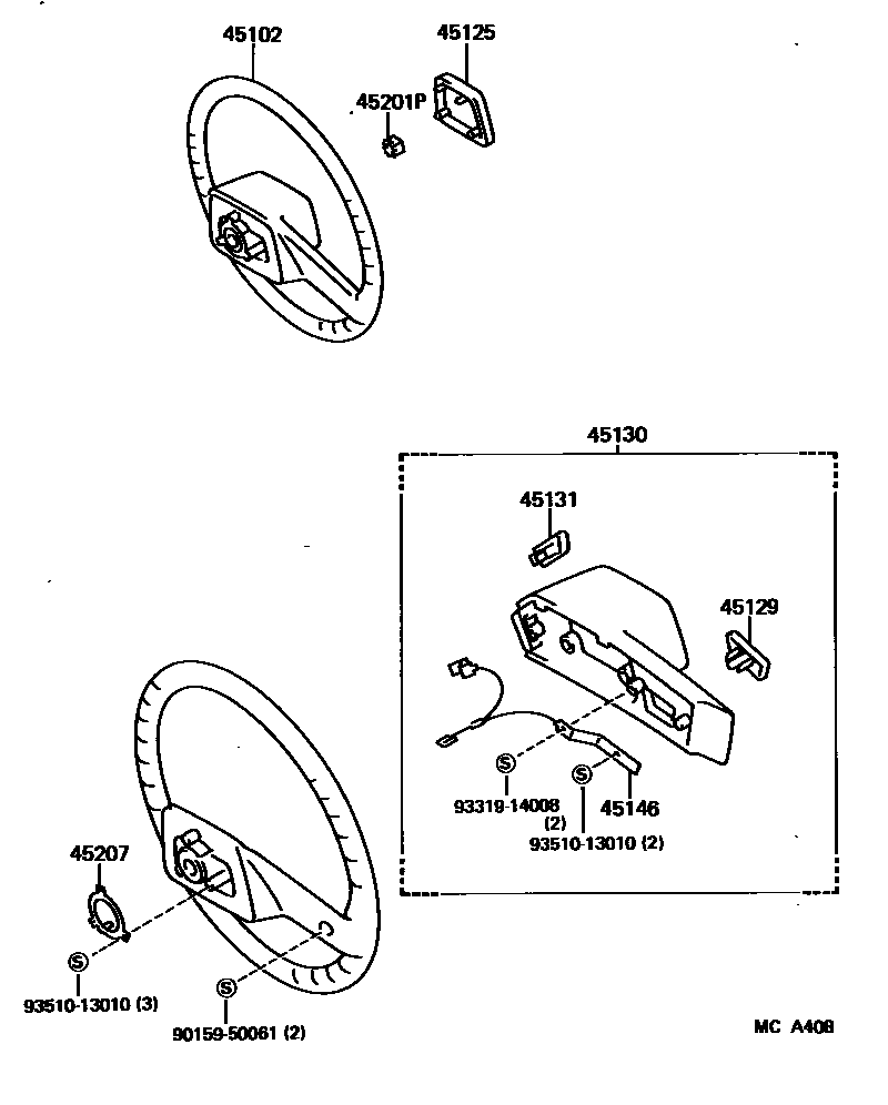 4504 — STEERING WHEEL