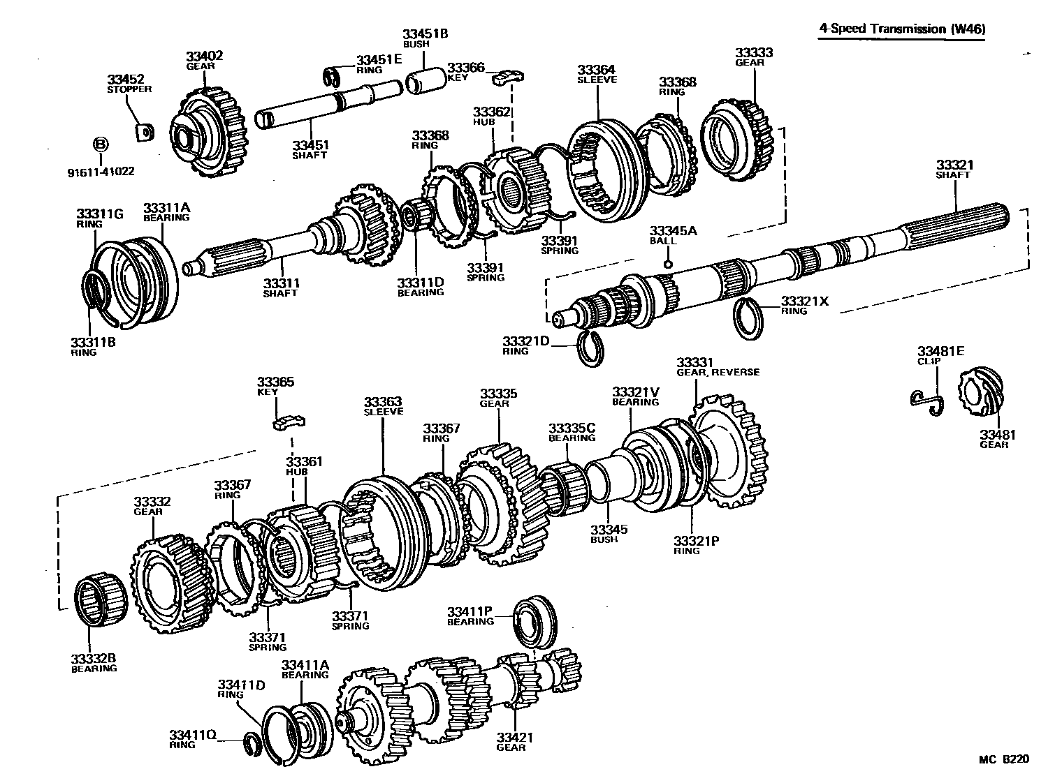 3305 — TRANSMISSION GEAR (MTM)
