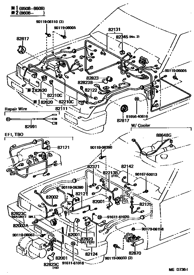 8202 — WIRING & CLAMP