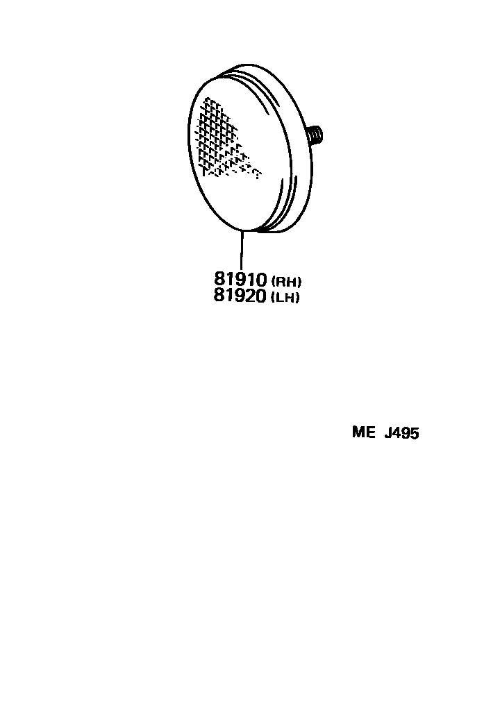 8115 — REFLEX REFLECTOR