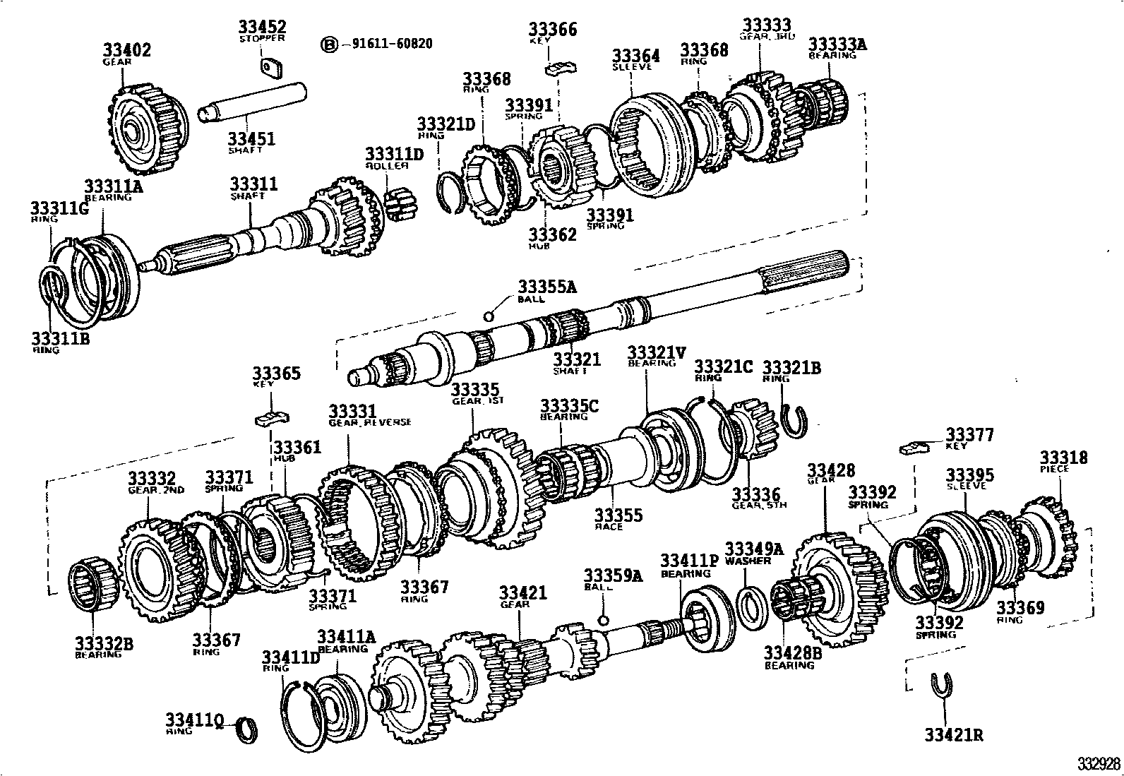3305 — TRANSMISSION GEAR (MTM)