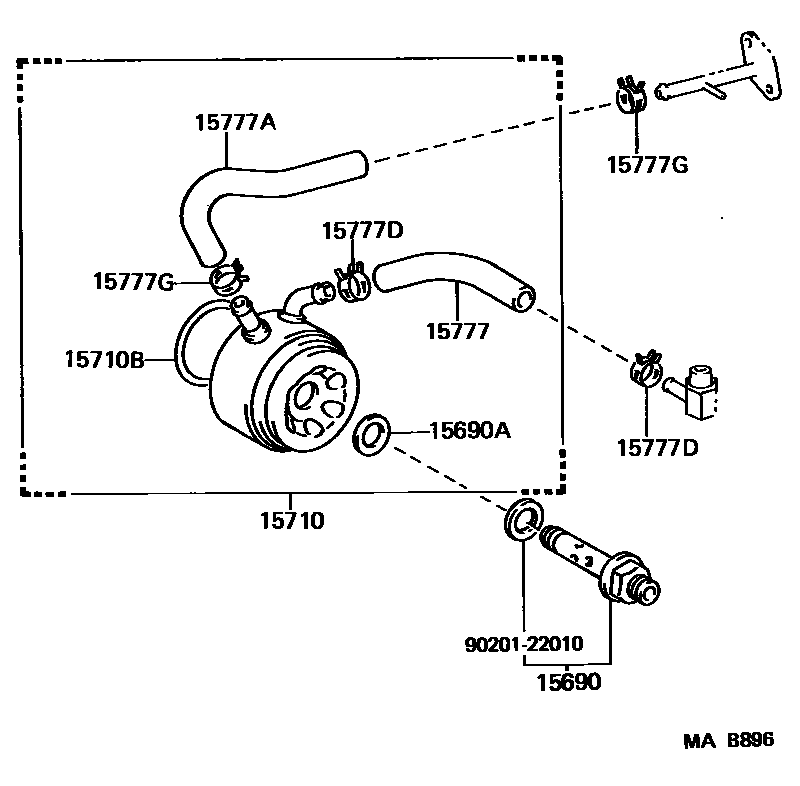 1503 — ENGINE OIL COOLER