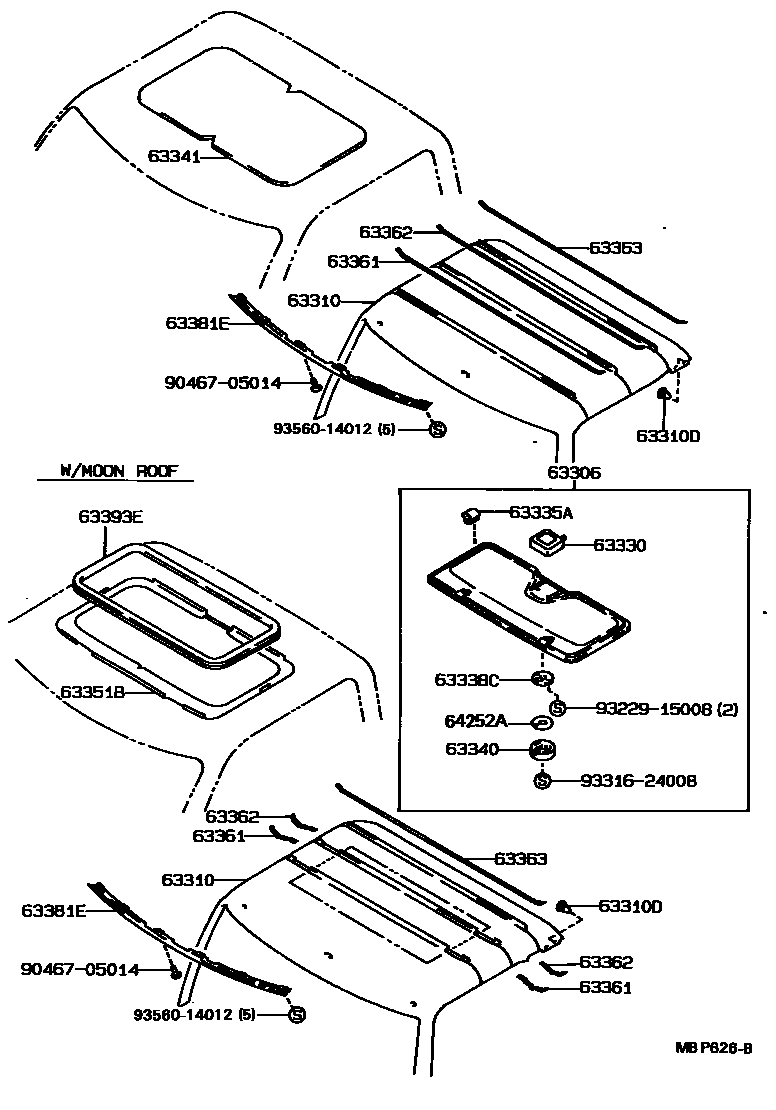 6452 — ROOF HEADLINING & SILENCER PAD