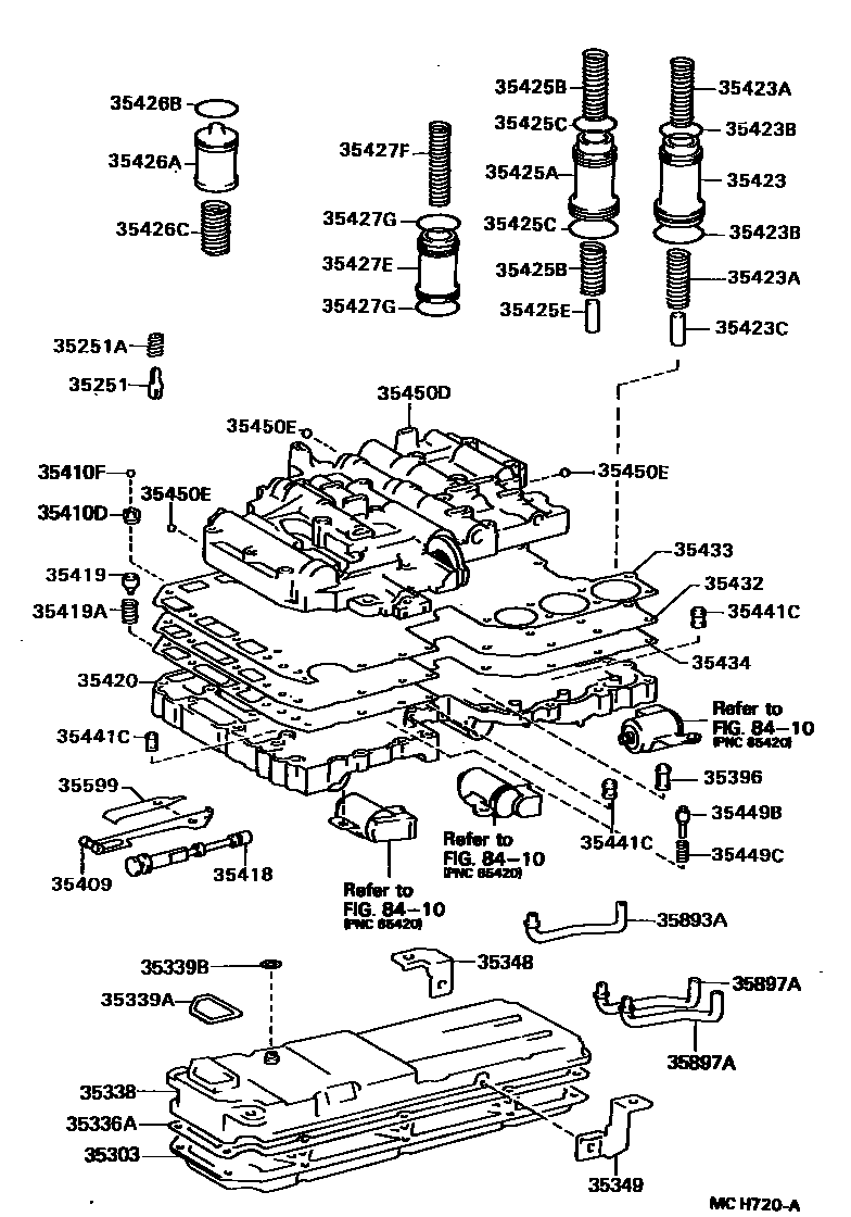 3512 — VALVE BODY & OIL STRAINER (ATM)