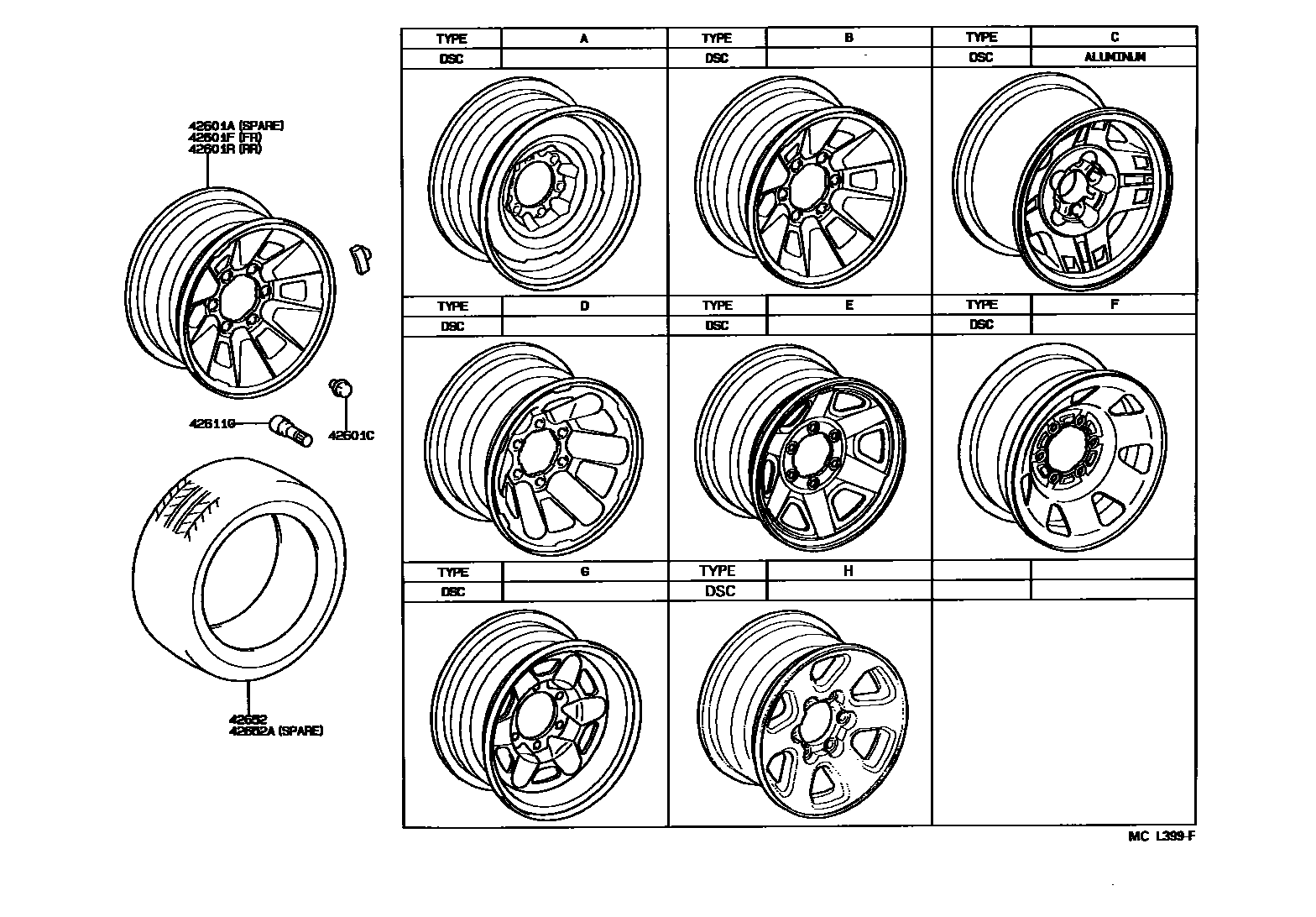 4103 — DISC WHEEL & WHEEL CAP