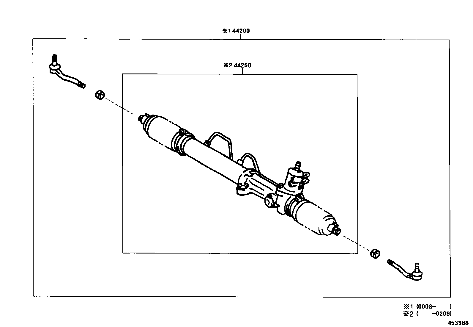 4505 — FRONT STEERING GEAR & LINK