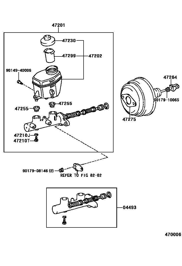4702 — BRAKE MASTER CYLINDER