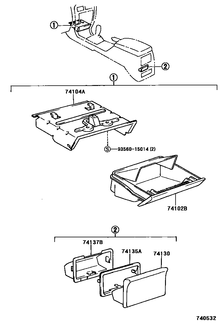 7456 — ASH RECEPTACLE