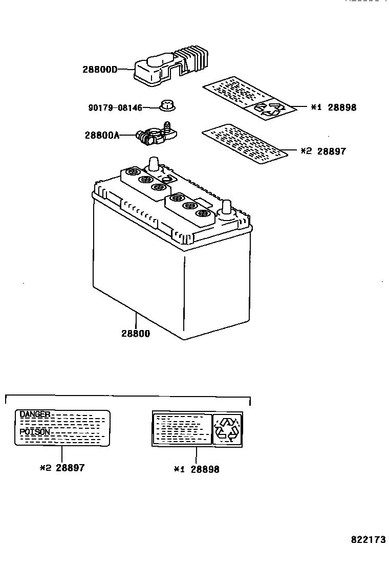 8201 — BATTERY & BATTERY CABLE